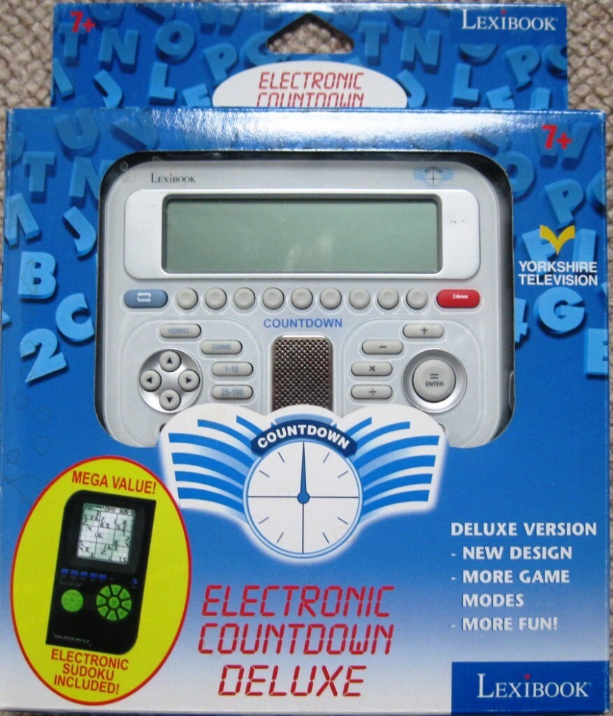 Electronic Countdown Game With Electronic Sudoku Boxed As New In 