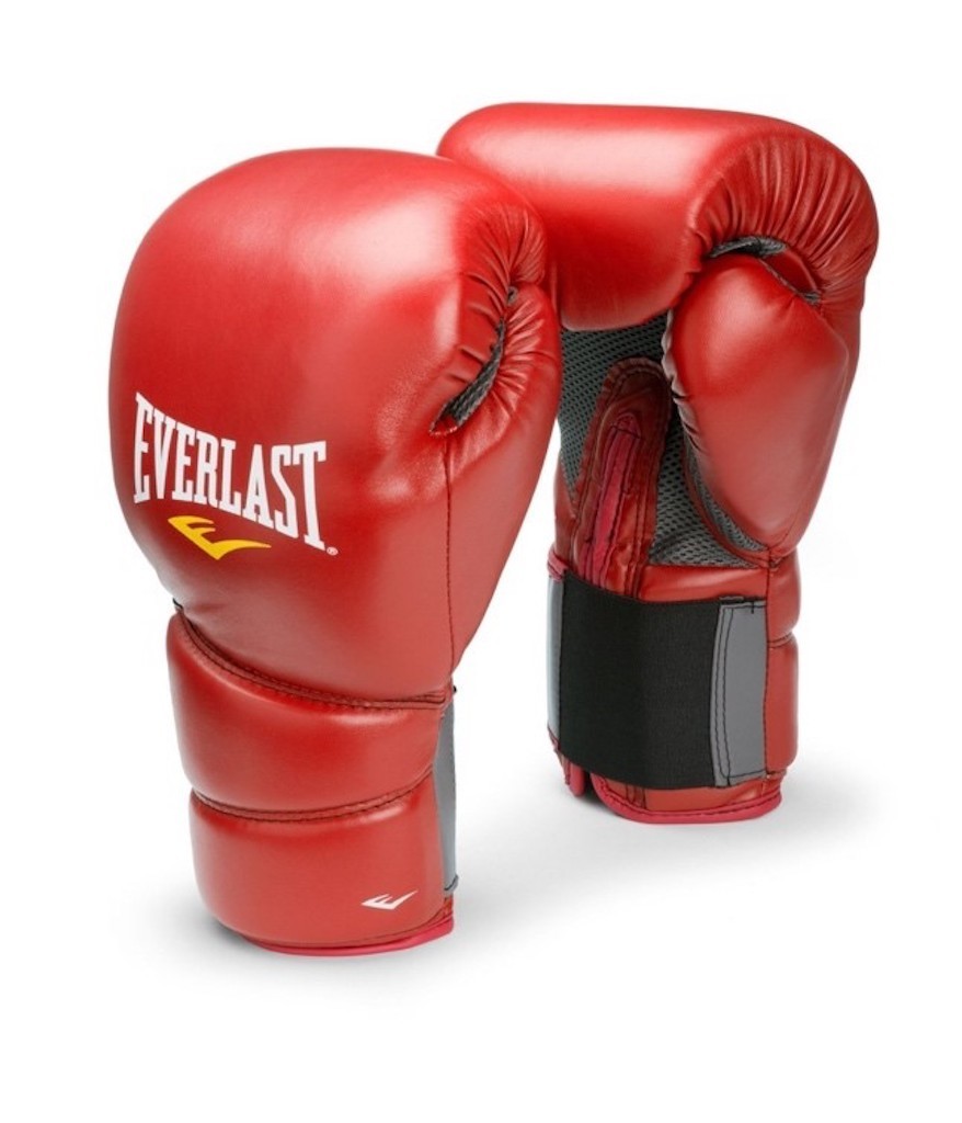 Боксёрские перчатки Everlast protex2 20oz на шнуровке