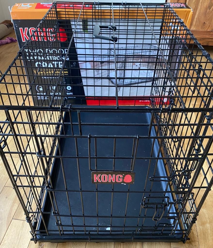Kong ultra strong dog crate in black in Leith, Edinburgh Gumtree