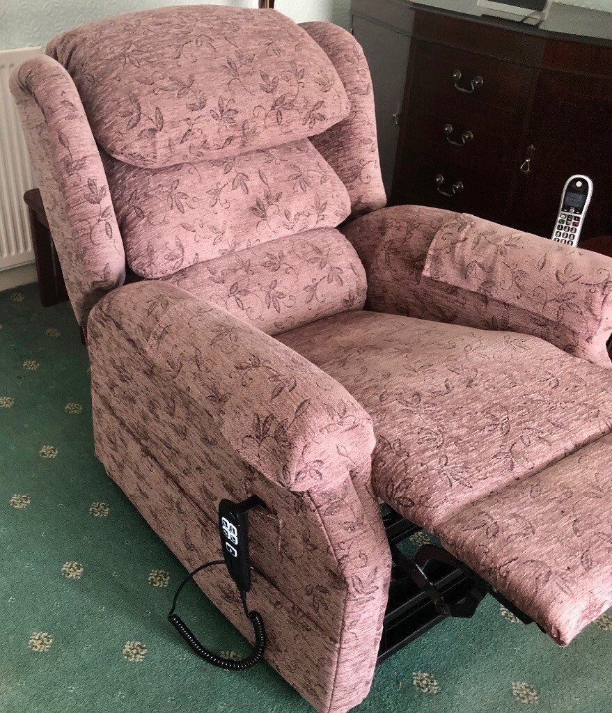 Plum Rise and recliner armchair, mobility, dual motor, Ambassador, in Newcastle, Tyne and Wear