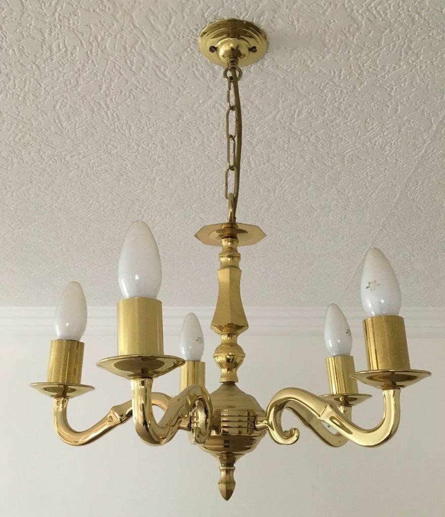 ATTRACTIVE CHANDELIER AND MATCHING WALL LIGHT in Malone, Belfast