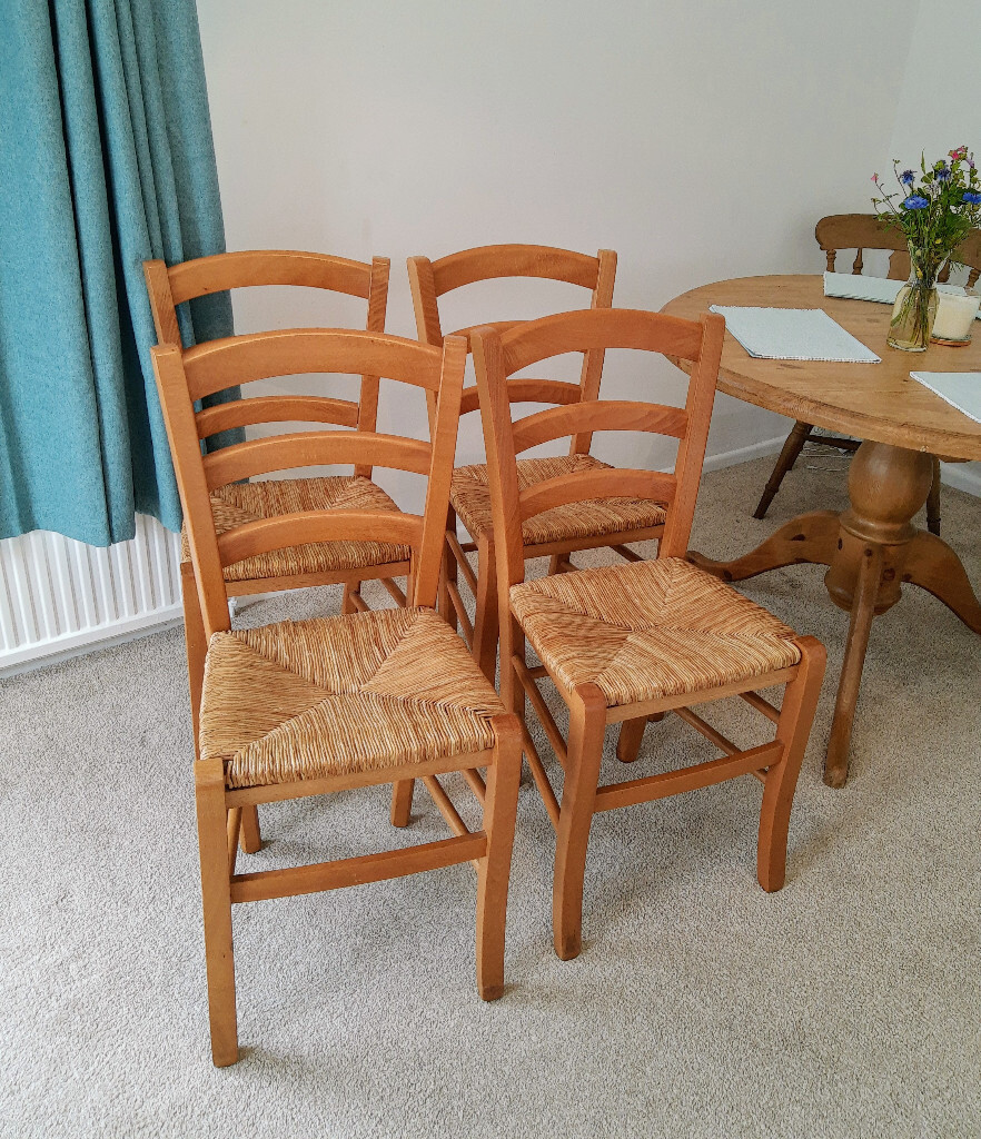 Four rattan dining chairs | in Falmouth, Cornwall | Gumtree