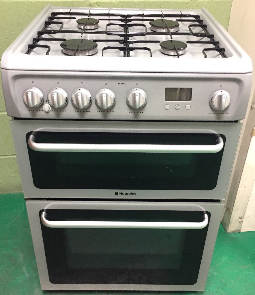hotpoint gas cooker 60cm wide Silver cooker in Burnley, Lancashire