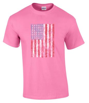 Distressed American Flag US Flag T-Shirt