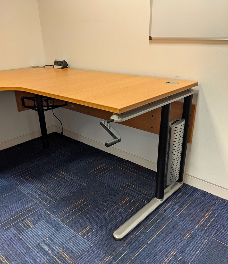 FREE SAME DAY DELIVERY Height Adjustable Cantilever Corner Office