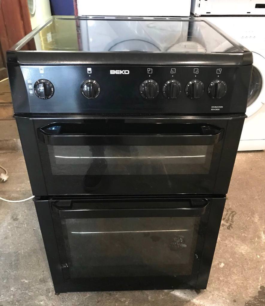 BEKO BDVC663K GLASS PLATE ELECTRIC COOKER EXCELLENT CONDITION, 4 MONTH
