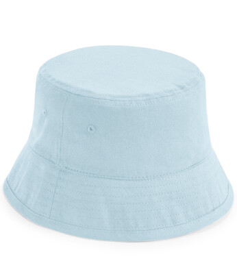 BLUE PINK or BEIGE Kids Boys Girls Childs Organic Cotton Twill Bucket Sun Hat