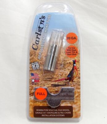 Carlson's Choke Tube 20 GA Full Flush Tru-Choke EAA Baikal Steel Lead Hevi-Shot