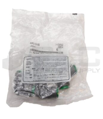 SEALED NEW BAG OF 5 SMC KRL12-00 QUICK CONNECT ELBOW FITTINGS
