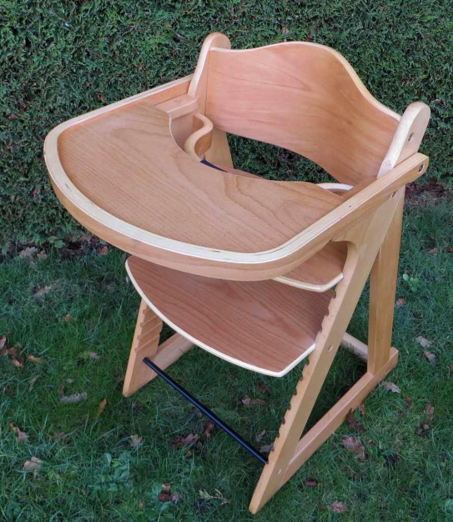 KATOJI NATURAL LIGHT WOOD BABY HIGH CHAIR BETTER THAN A TRIPP TRAPP
