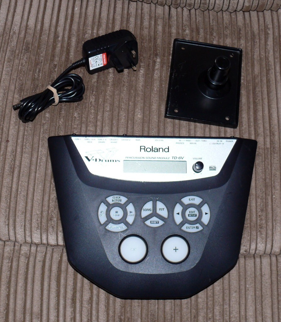 Roland TD6V electronic V Drums module plus VEX pack! E kit brain drum