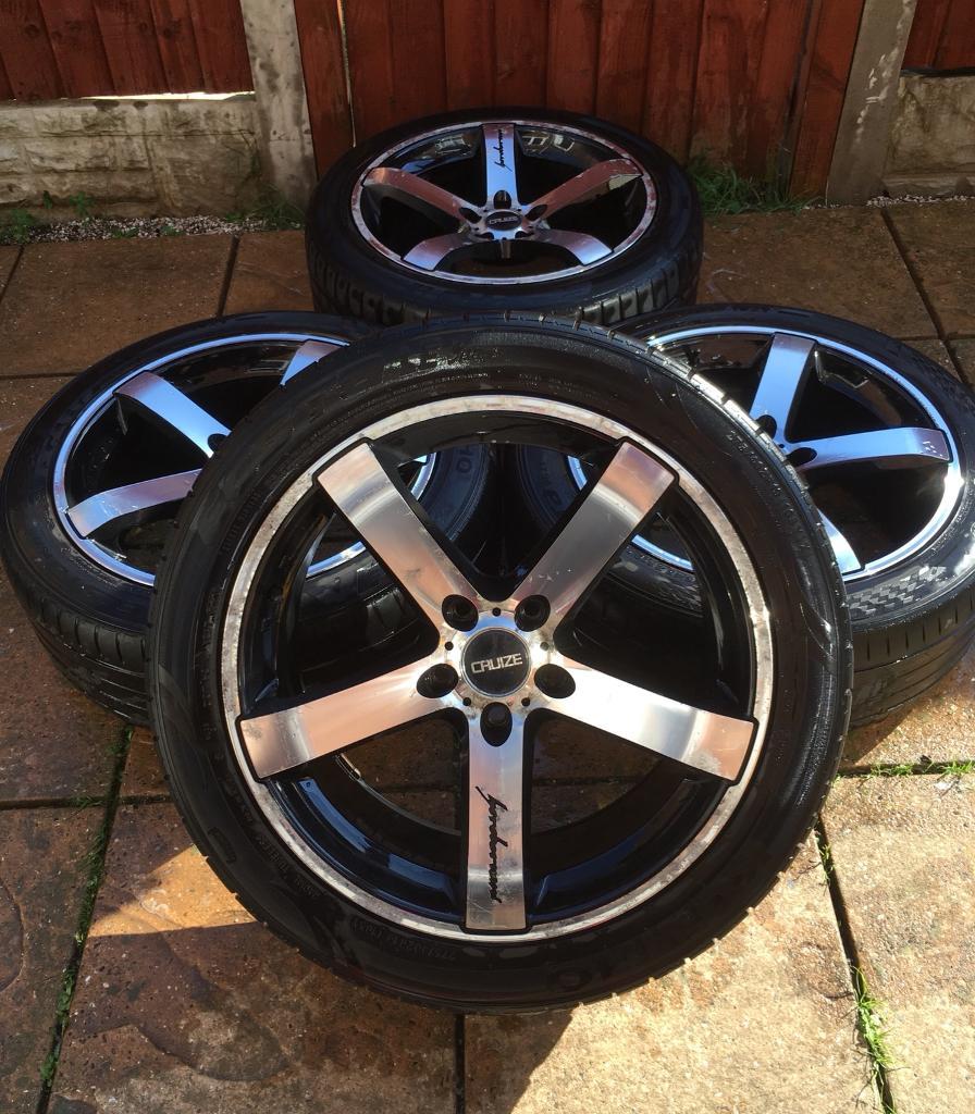 5x120 19” Staggered Cruize alloy wheels VW T5 BMW 3 series 5 series ...
