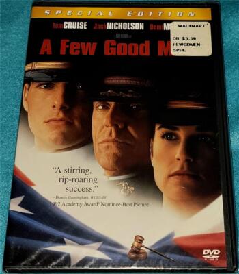 TOM CRUISE, JACK NICHOLSON, DEMI MOORE, A Few Good Men, DVD, NEW