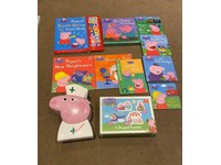 Peppa pig books puzzle doctor set bundle