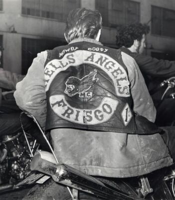 Hells Angels Motorcycle Frisco 1960 8x10 Picture Celebrity
