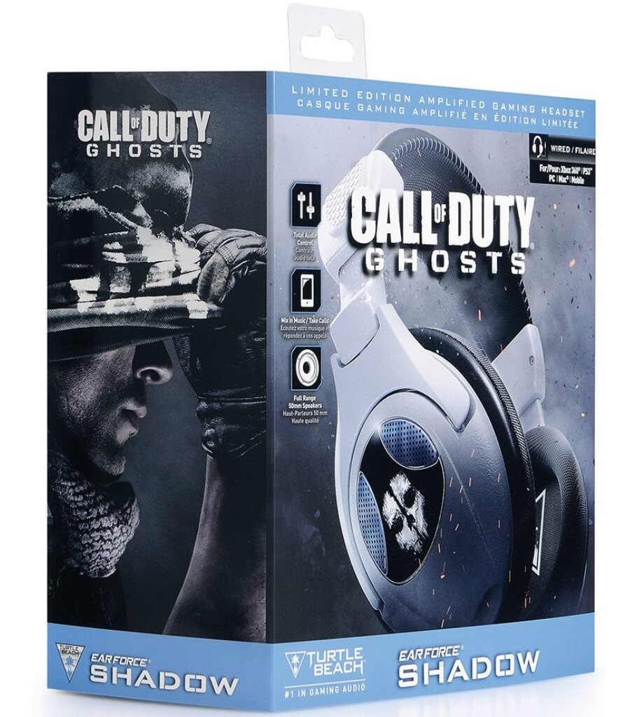 Turtle Beach Ear Force SHADOW Gaming Headset Ghost Kopfhörer für PS4 PS3 PC Xbox