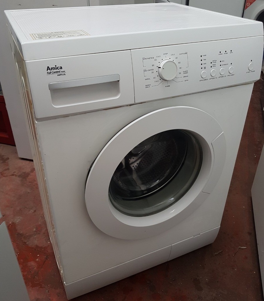Amica AWP510L Slim Depth 5kg 1000rpm Freestanding Washing Machine in Leeds City Centre, West