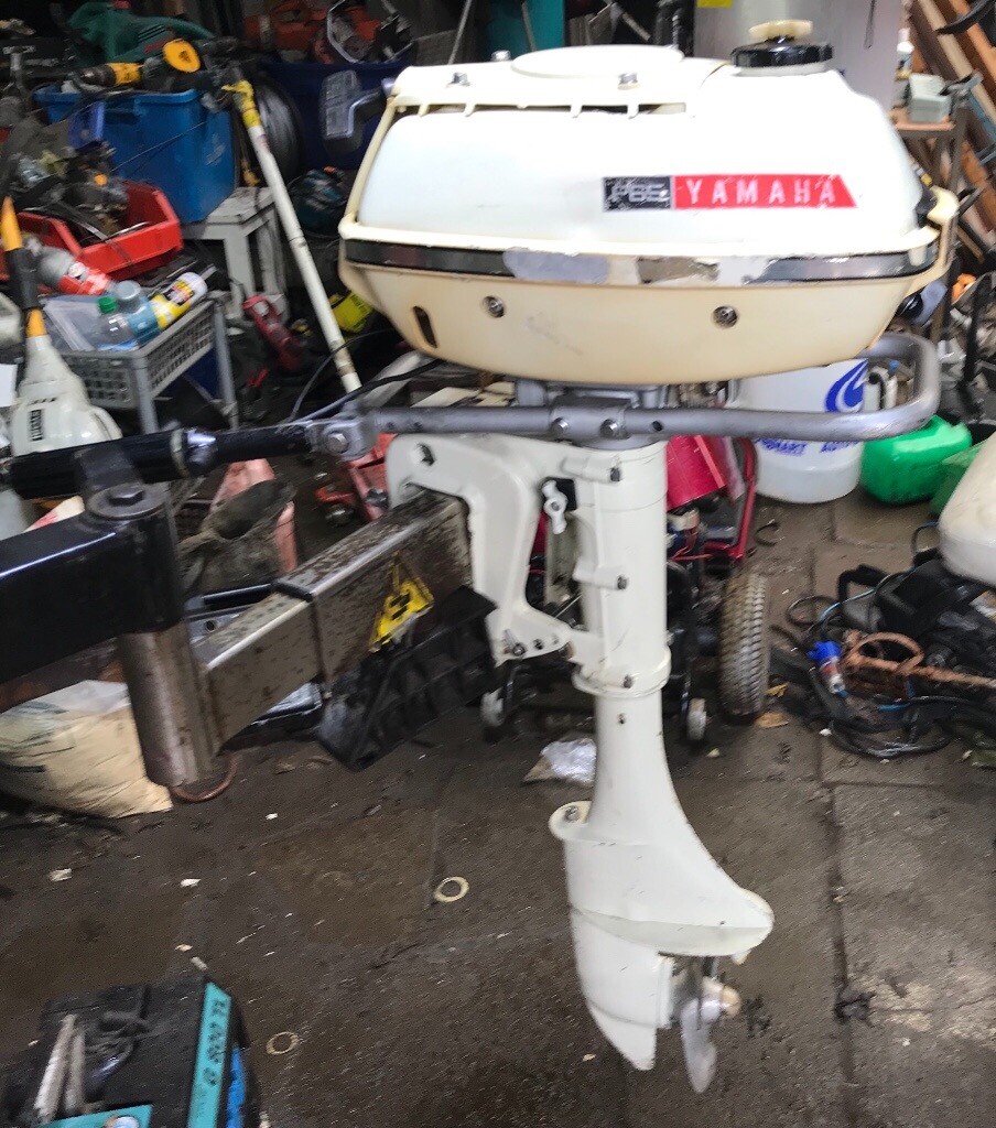 YAMAHA P65 3.5HP AIR COOLED OUTBOARD MOTOR, runs as it should in