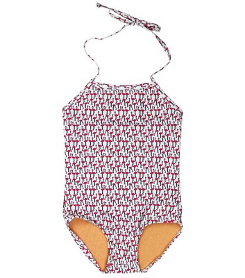 

Сплошной купальник Toobydoo Girls Moana, красный/белый, США, Red/white, S30099