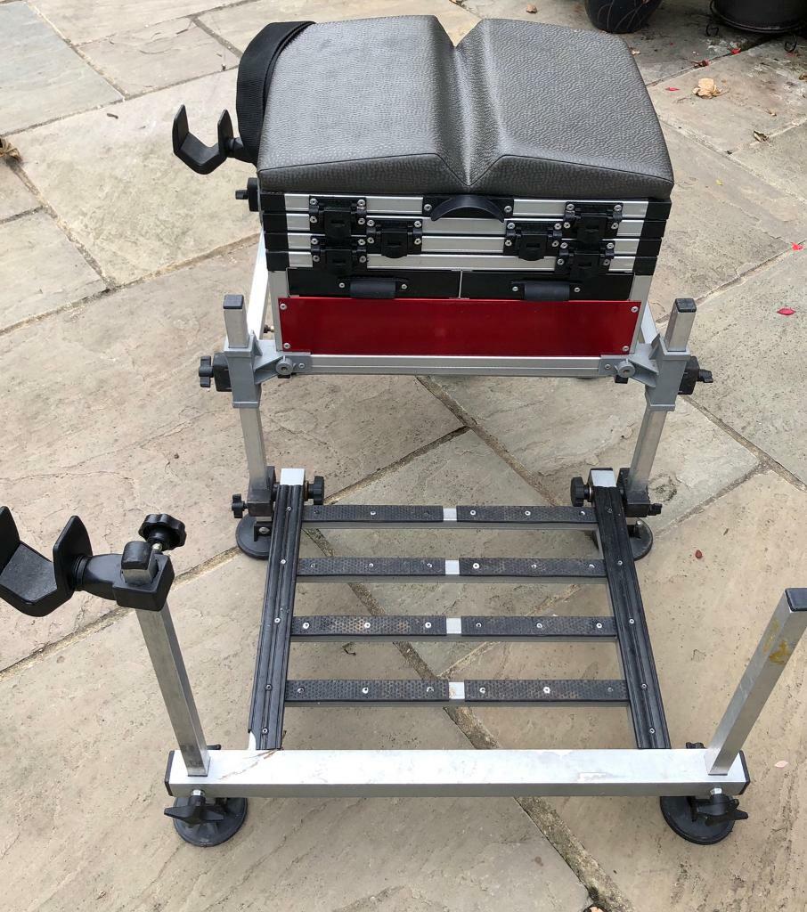 Fishing seat box & trolley Team Milo (New) in Maidstone, Kent Gumtree