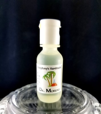 DR MOREAU Beard Oil, Coconut Lime Sample .5oz Beard Conditioner Natural Serum