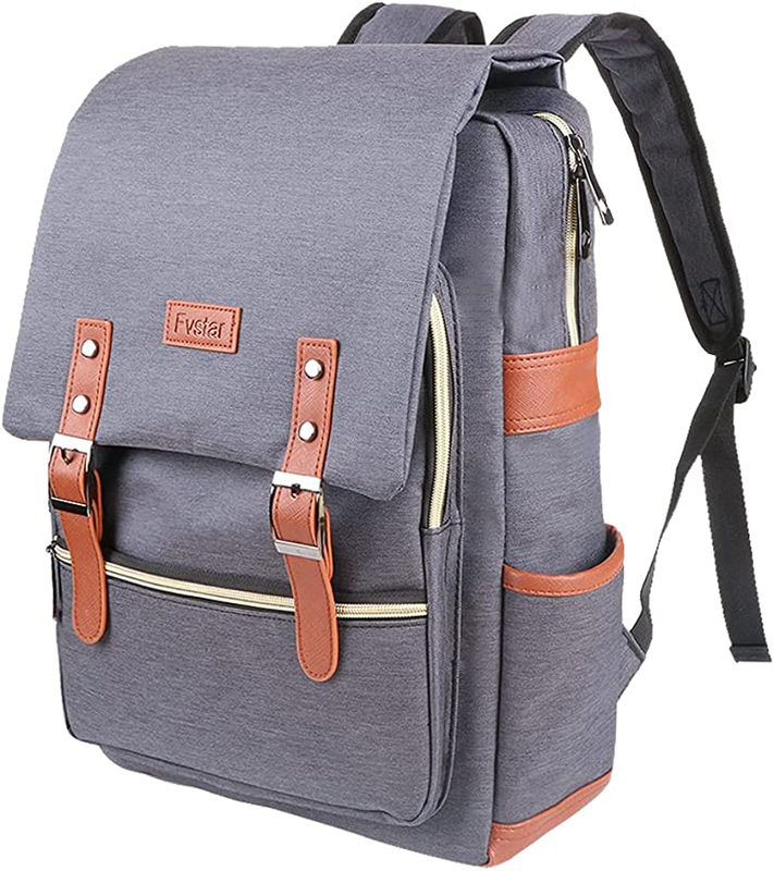 ELEGANT Vintage Daypack Outdoor Water Resistant Laptop Backpack School Travel