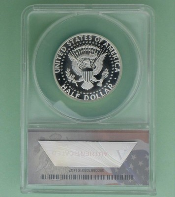 2014 S ANACS EU70 Enhanced First Strike 50th Anniv. Kennedy Silver Half Dollar