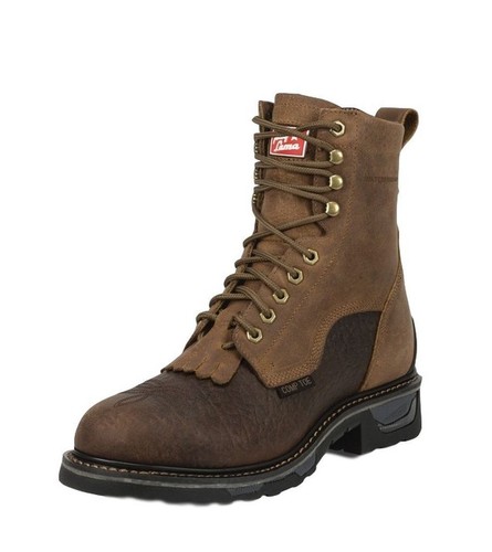 Tony Lama Jaws 7977 Cognac Rolo Leather Boots Men
