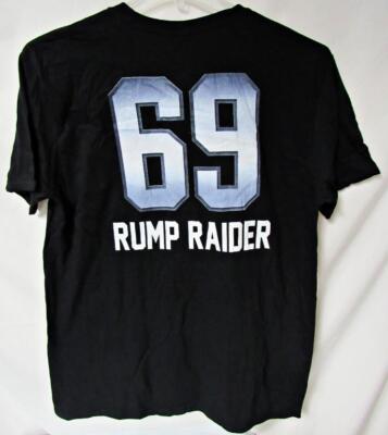 Las Vegas Raiders Men L Screened Rump Raider #69 