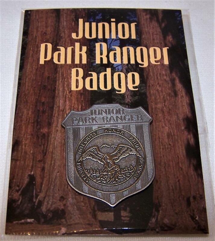 New Metal JUNIOR RANGER BADGE    NATIONAL PARK or STATE PARK
