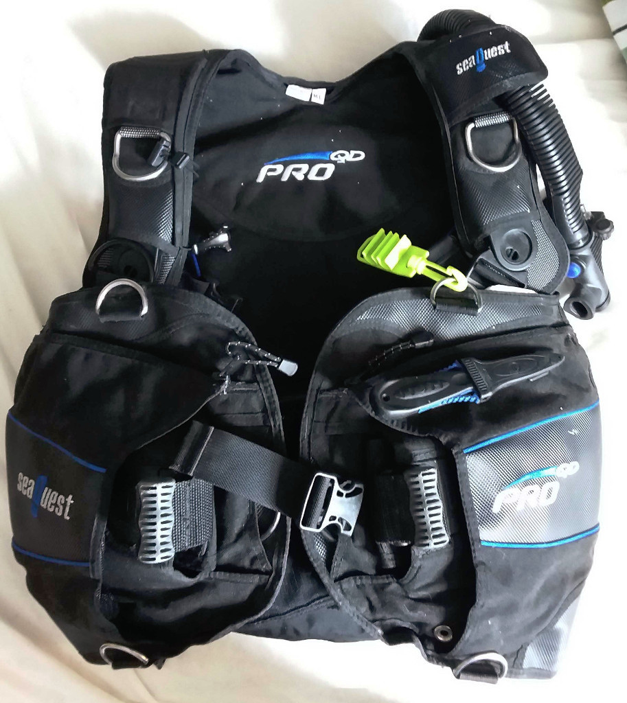 SCUBA BCD SEAQUEST PRO QD (GEN2) SURE LOCK WEIGHT INTERGRATED M/L in