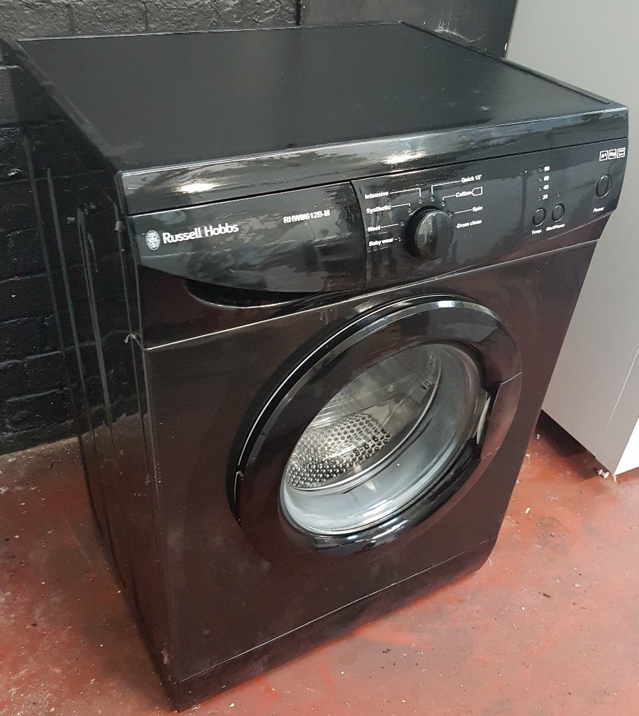Russell Hobbs RHWM612BM 6kg 1200 spin Black Washing Machine in Leeds