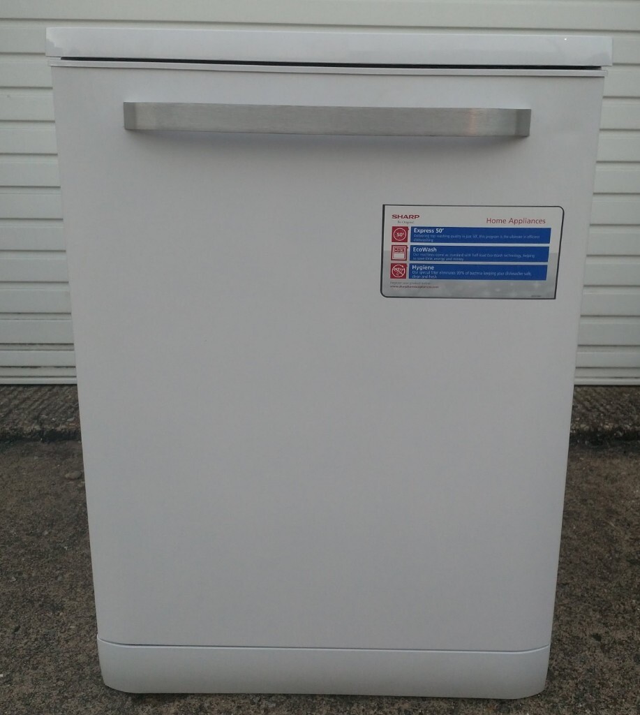 EXDISPLAY!!!BRAND NEW SHARP QWDX41F47W FULLSIZE DISHWASHERWHITE in Luton, Bedfordshire