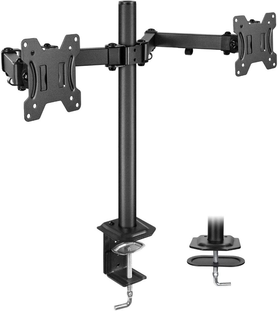 Dual / Twin Monitor Mount / Arm / Stand with screws Used for (up to) 2x