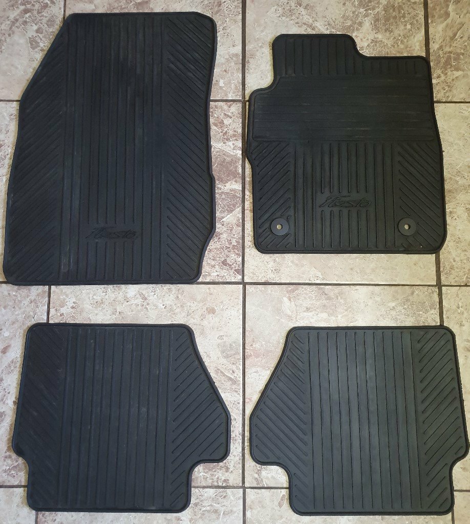 Genuine Ford Fiesta (20122017) rubber car mats. FULL SET. in
