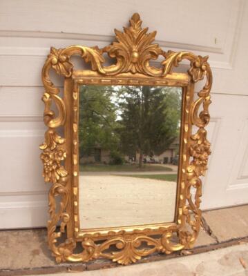 Black French Ornate Wall Mirror Resin Style Dressing Mirror Large mirror 49 X 69