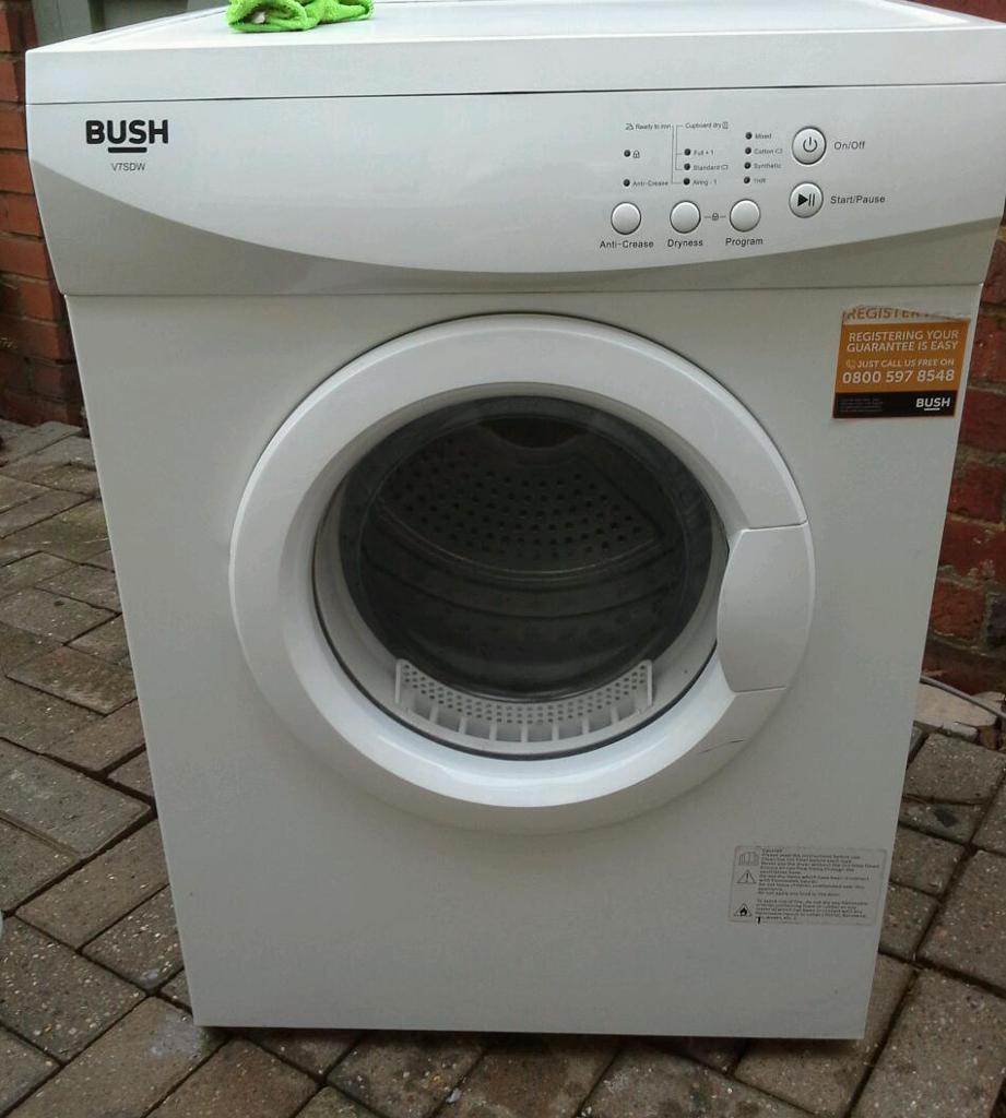 bush 7kg condenser tumble dryer