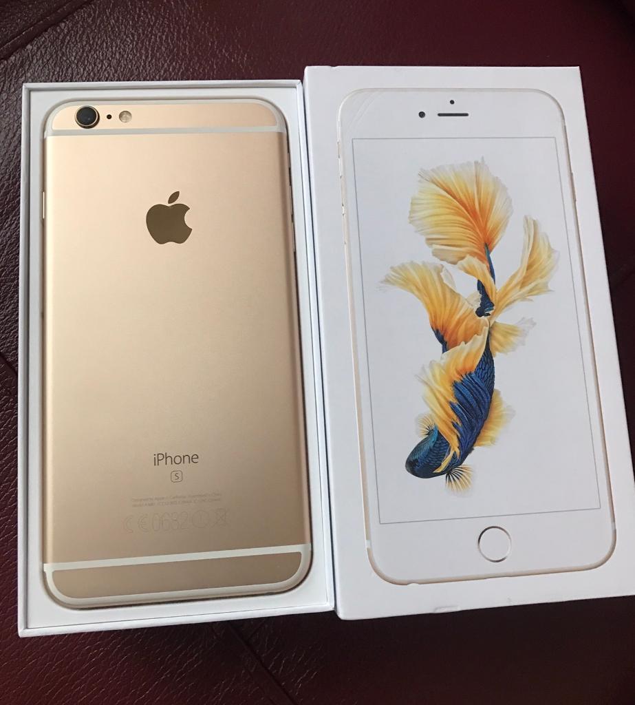 iphone 6S Plus Gold 32gb on EE (WARENTY till FEBRUARY 2018