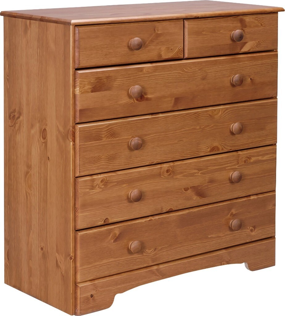 EX DISPLAY Argos Home Nordic 4+2 Drawer Chest of Drawers Pine in