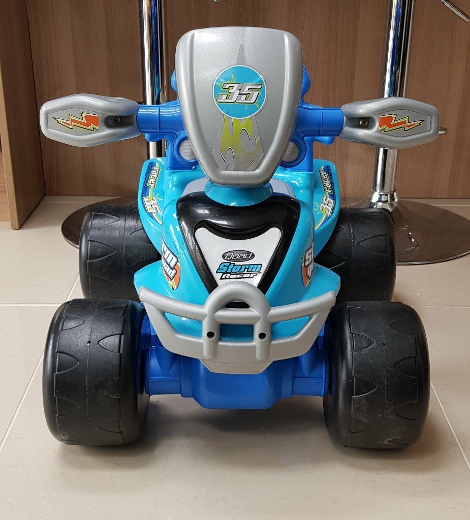 Chad Valley Electric Rideon Baby Quad Bike 6V Powered Recharge,13