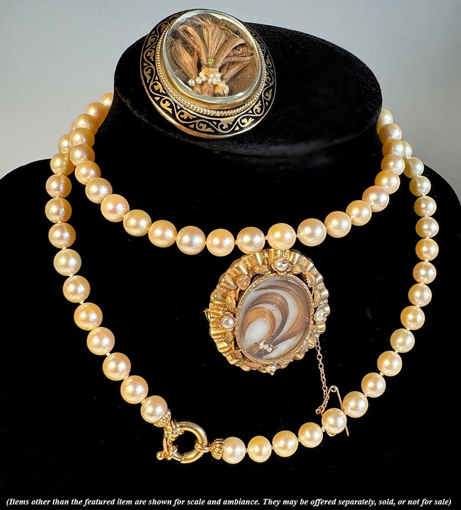 ネックレス・ペンダント Antique Pearl Necklace Pearl Vintage Signed Necklace Evoke 18