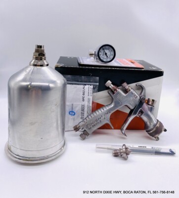 DevilBiss FinishLine 905163 FLG HVLP Finish Spray Gun with Cup