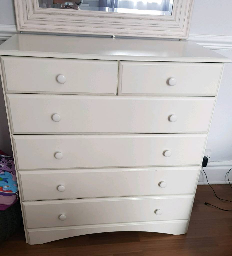 Ikea white chest of drawers in Derby, Derbyshire Gumtree