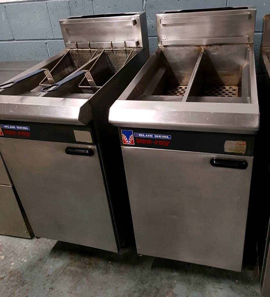 blue seal veeray commercial double gas fryer,chip fryer,catering