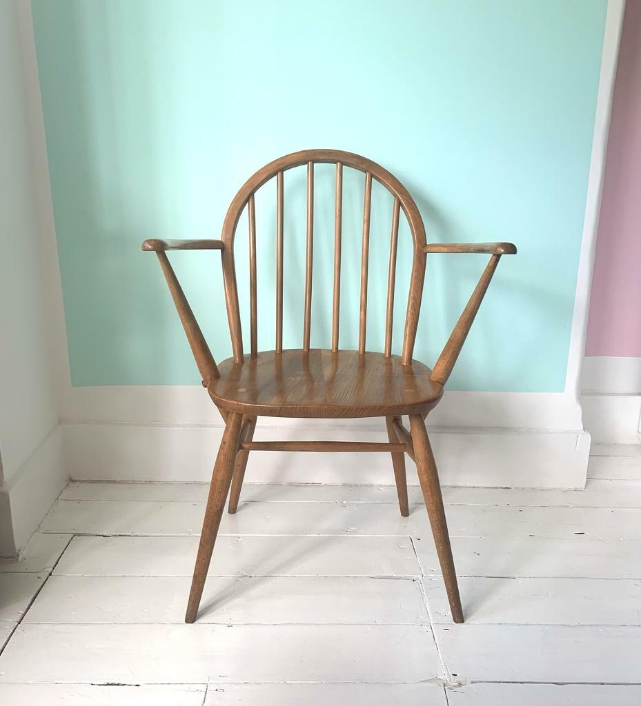 Vintage Ercol Armchair Carver Office Desk Chair 1960s Mid Century In Crystal Palace London Gumtree