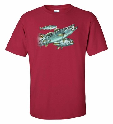 Swimming Speckled Trout Fishing Shirt Fisherman T-Shirt