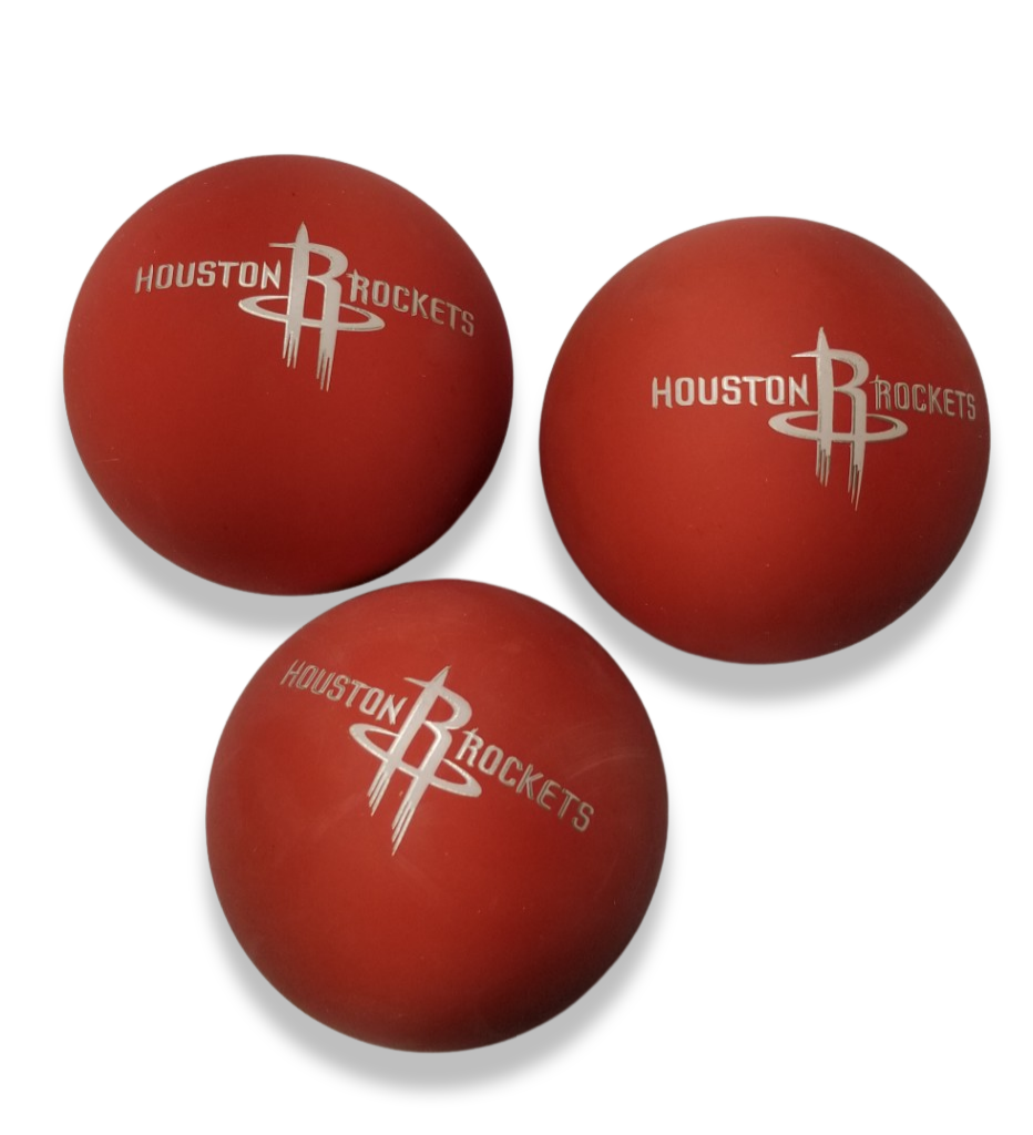 NBA Spalding spaldeen Houston Rockets rubber bounce ball 2.5
