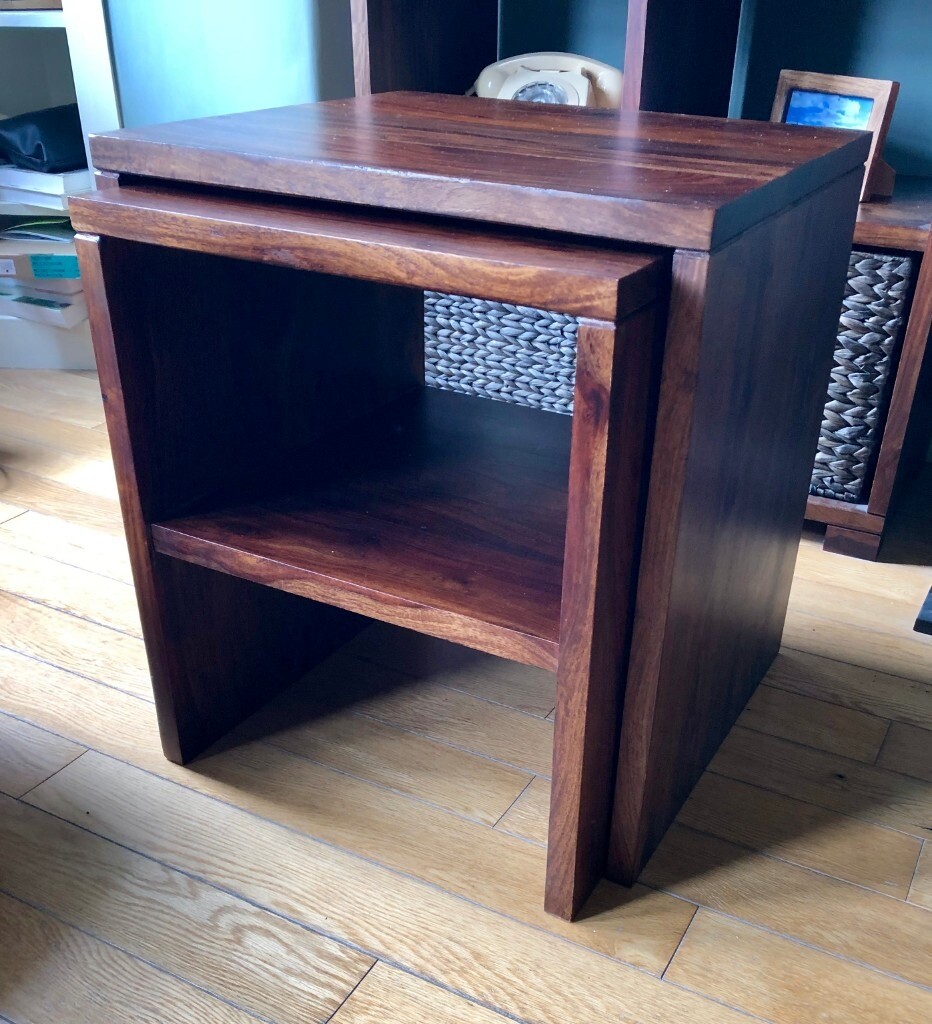 John Lewis Side Tables Solid HandFinished Sheesham Hardwood like