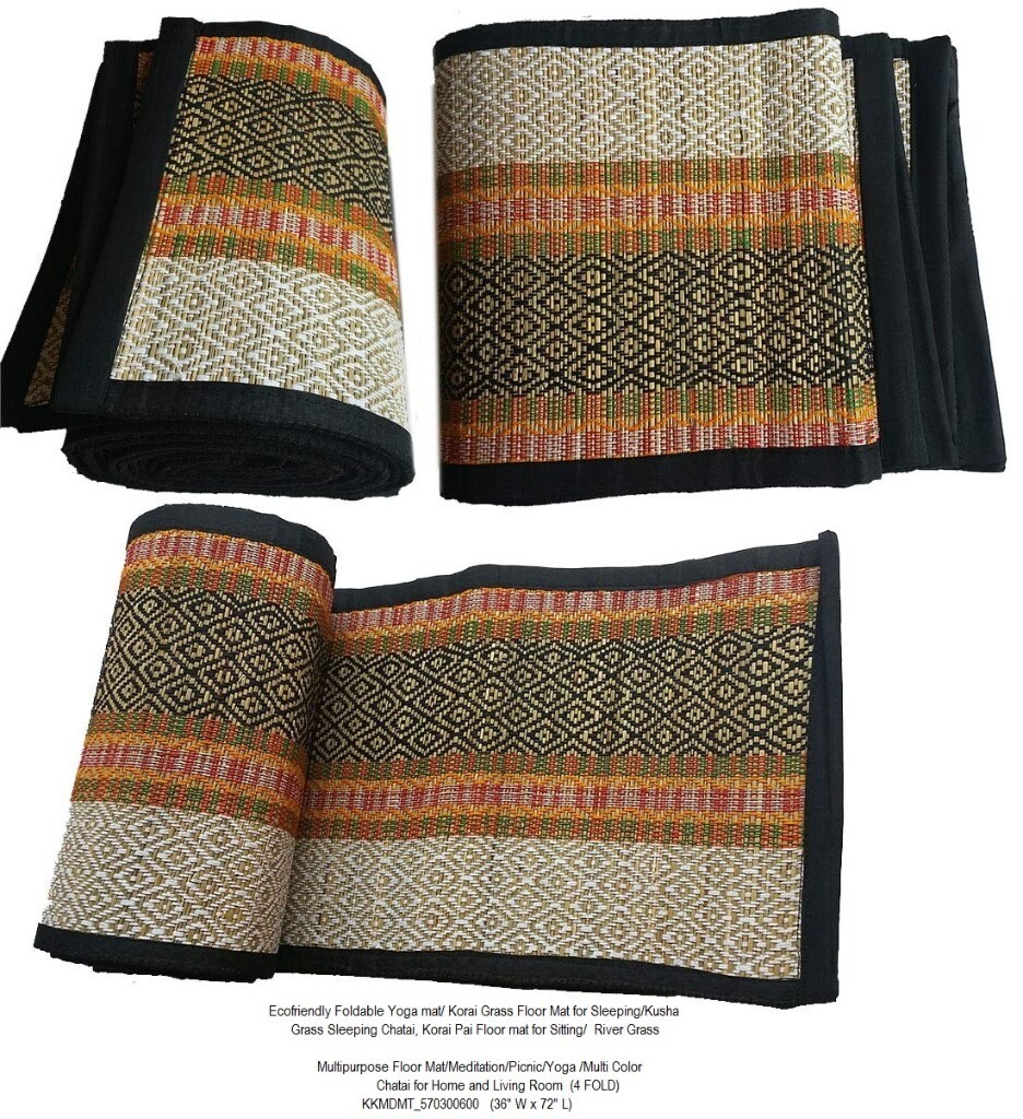 Multipurpose Floor Mat/Natural Fiber Mat/Meditation Mat/MADDURKATI YOGA