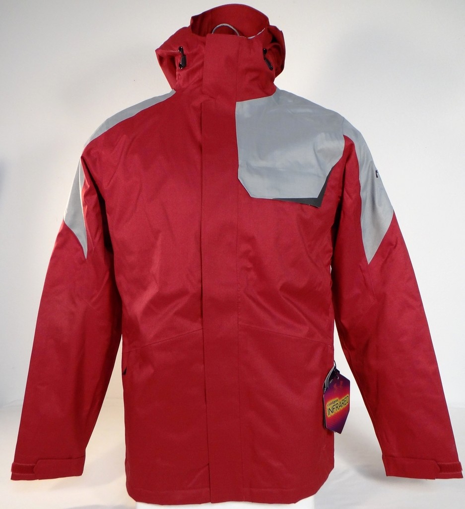 Pre-owned Under Armour Burgundy Coldgear Infrared Tripper 3 In 1 Jacket Men's Medium M In Red